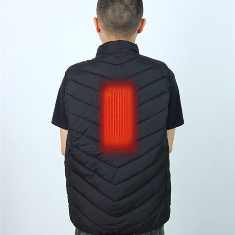 Electric Clothes Heater Band Winter Outdoors For Men And Women One Drag Three Vest Clothing