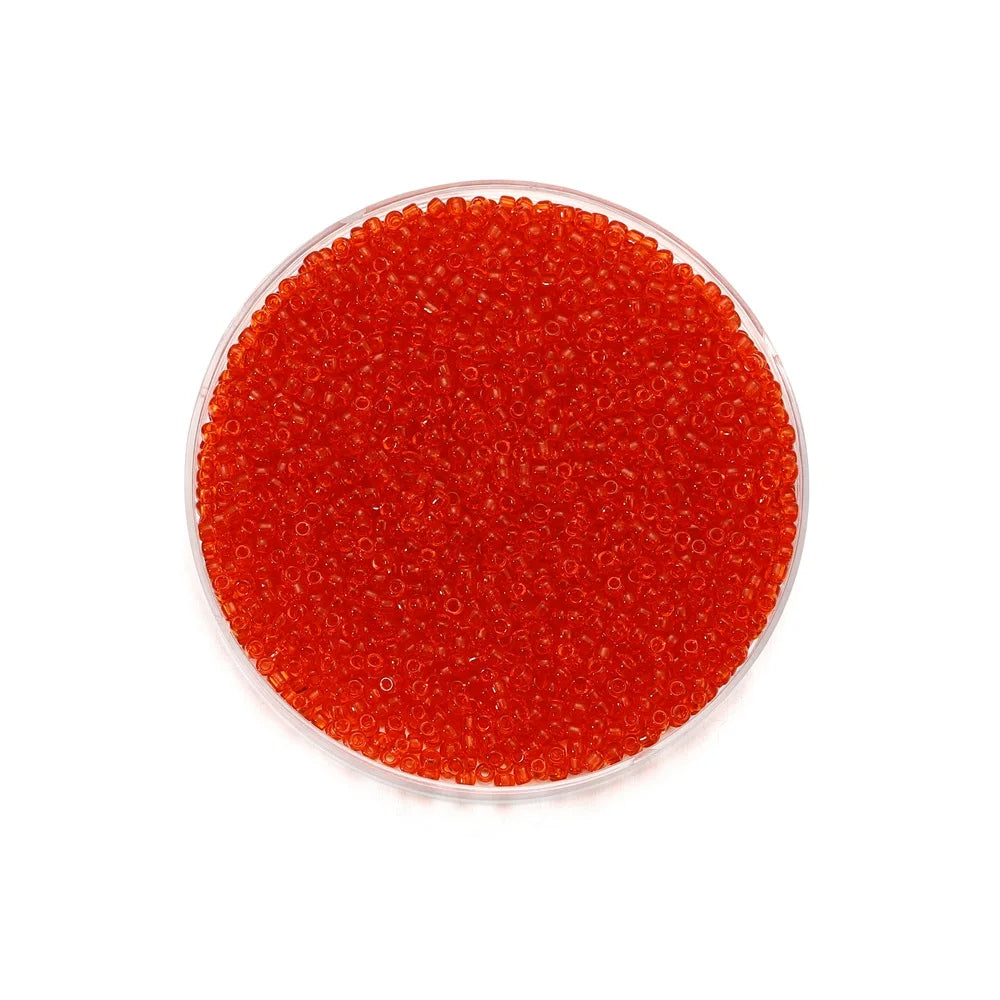 1000/1800Pcs 2mm Transparent Color Czech Glass Seed Beads Round Loose Beads for DIY Bracelet Earrings Jewelry Making Accessories