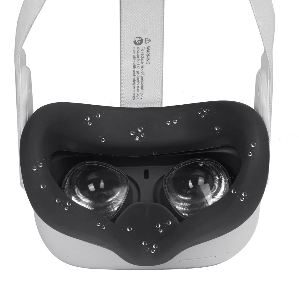 VR Silicone Mask Cover Face Pad Face Cushion Protective Eye Pad For Oculus Quest 2 VR Devices Accessories