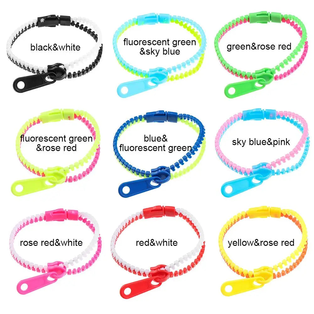 ADHD Stress Relief Anxiety Fidget Sensory Zipper Zip Stim Bracelet