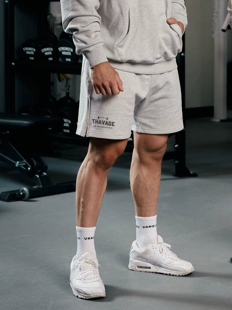 C Bao Chris Fifth Pants Men's Basketball Middle Pants Pure Cotton Outerwear Loose Workout Pants Sports Easiest for Match Casual Shorts