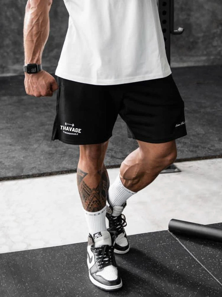 C Bao Chris Fifth Pants Men's Basketball Middle Pants Pure Cotton Outerwear Loose Workout Pants Sports Easiest for Match Casual Shorts