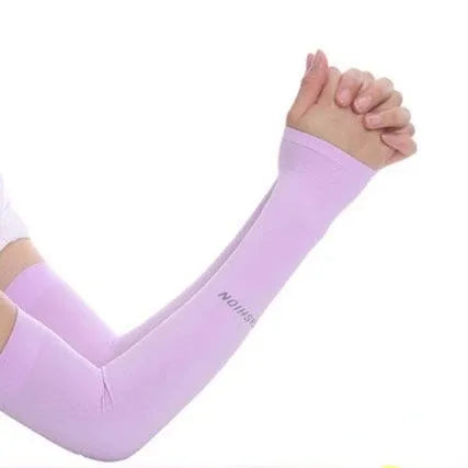 1 Pair Arm Sleeves Warmers Sports Sleeve Sun UV Protection Hand Cover Cooling Warmer Running Fishing Cycling Arm Cover