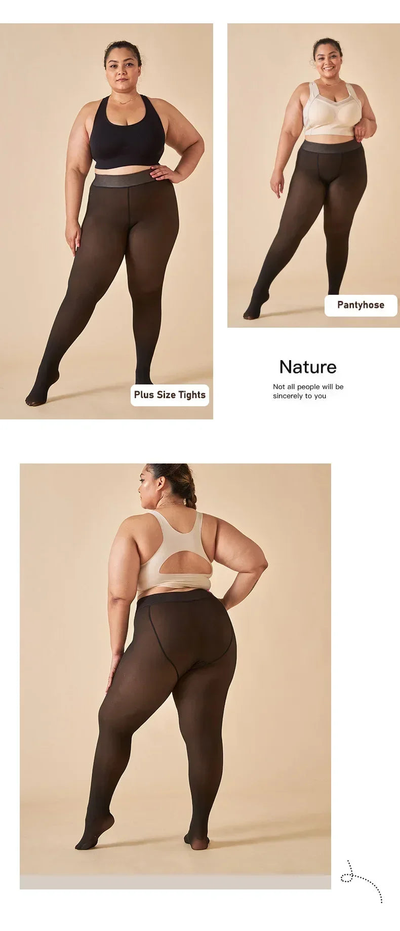 Thicken Warm Tights For Women Winter Thermal Stockings Leggings Sexy Translucent Fleece Velvet Tights Pantyhose Female Pants
