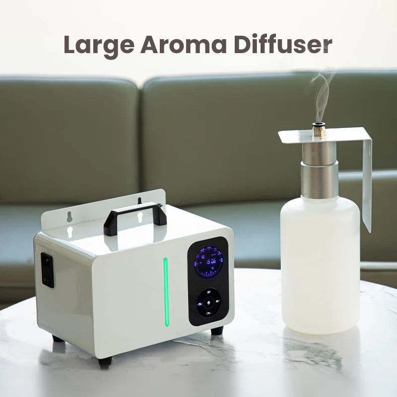 10000m³ Metal Aroma Diffuser 2000ML Perfume Flavoring Essential Oils Capacity Commercial Fragrance Electric Smell for Home WIFI
