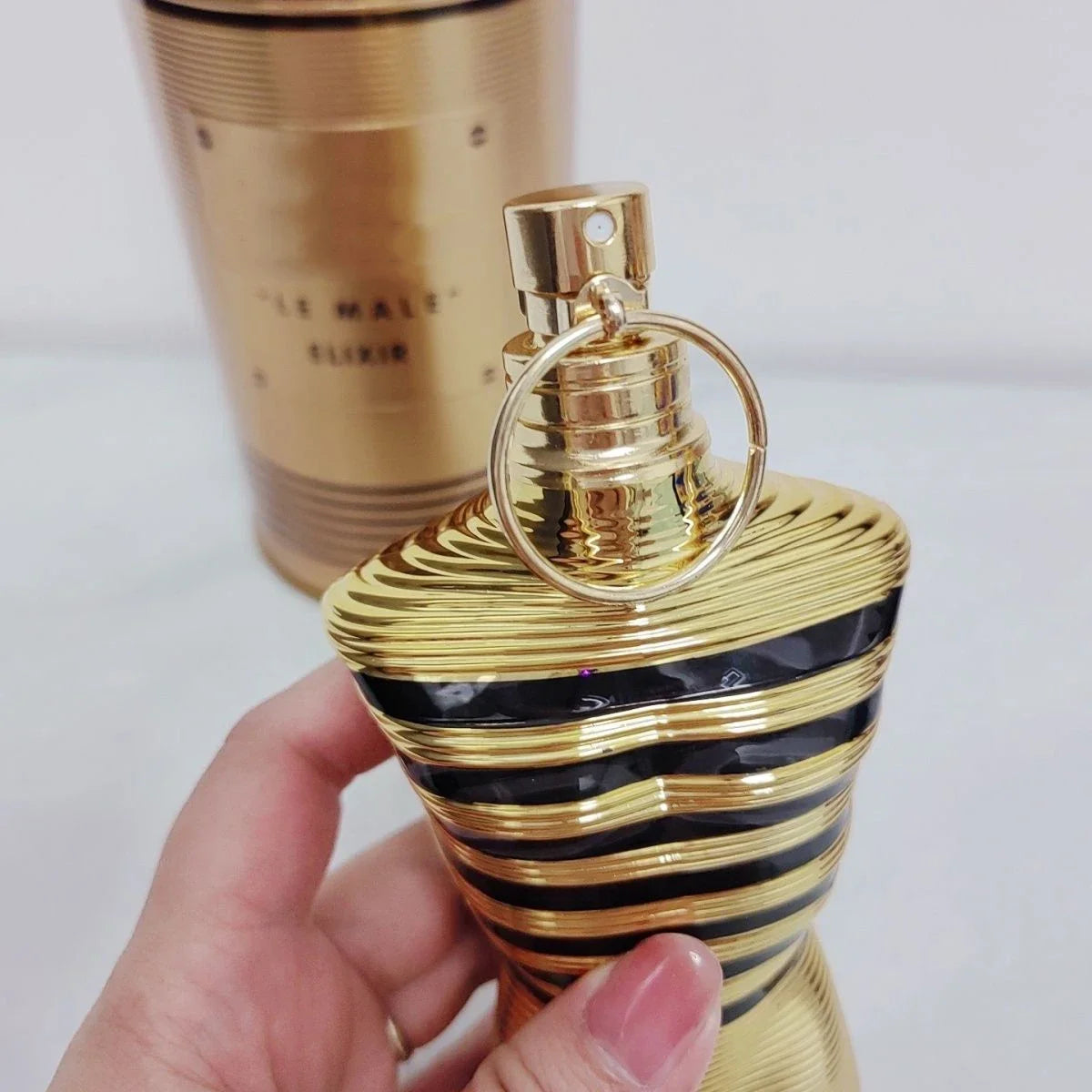 100ML 3.4FL.OZ Leather Notes Men's Eau De Parfum Woody Nutty Warm Spicy Chocolate Scent Male's Fragrance Spray for Man