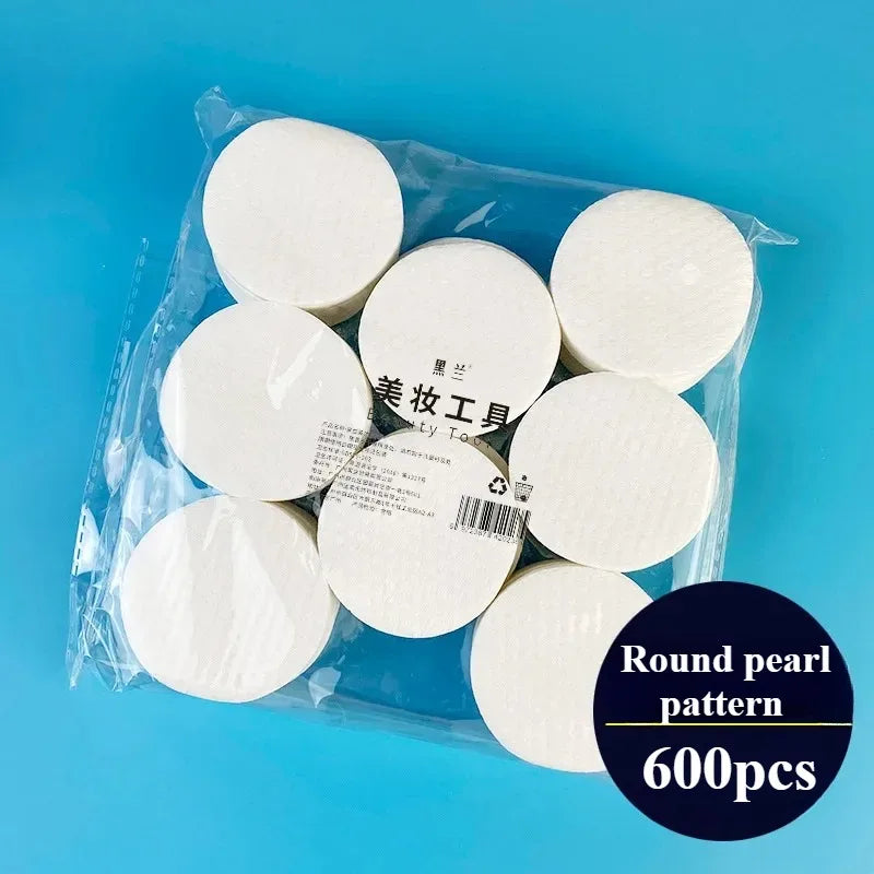 100-1200PCS Disposable Facial Puff Cotton Pads Makeup Accessories Remover Practical Face Soft Remover Paper Take off the makeup