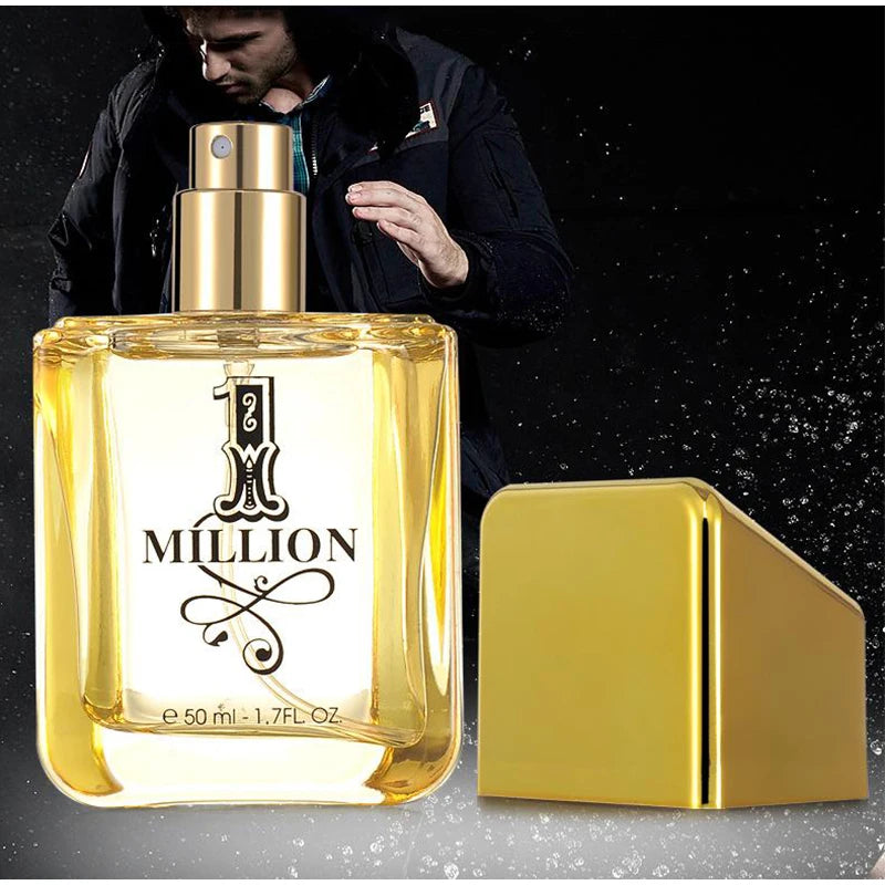 New Gold Millionaire Prive Men's Perfume 100ml Seductive Wood Leather Fragrance Lasting Fragrance High-end Valentine's Day Gift