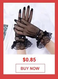 1 Pairs Lace Fingerless Wedding Gloves Beautiful See Through Bowknot Bride Party Gloves Female Vintage Soft Short Gloves