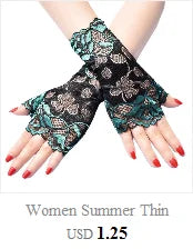 Steampunk Lolita Hand Sleeve Wrist Cuffs Ruffled Floral Lace Elastic Bracelet XX9D