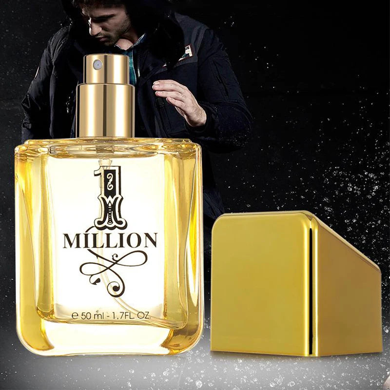 New Gold Millionaire Prive Men's Perfume 100ml Seductive Wood Leather Fragrance Lasting Fragrance High-end Valentine's Day Gift