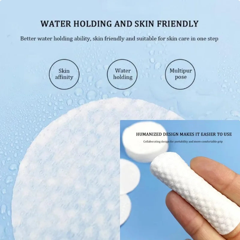 100-1200PCS Disposable Facial Puff Cotton Pads Makeup Accessories Remover Practical Face Soft Remover Paper Take off the makeup