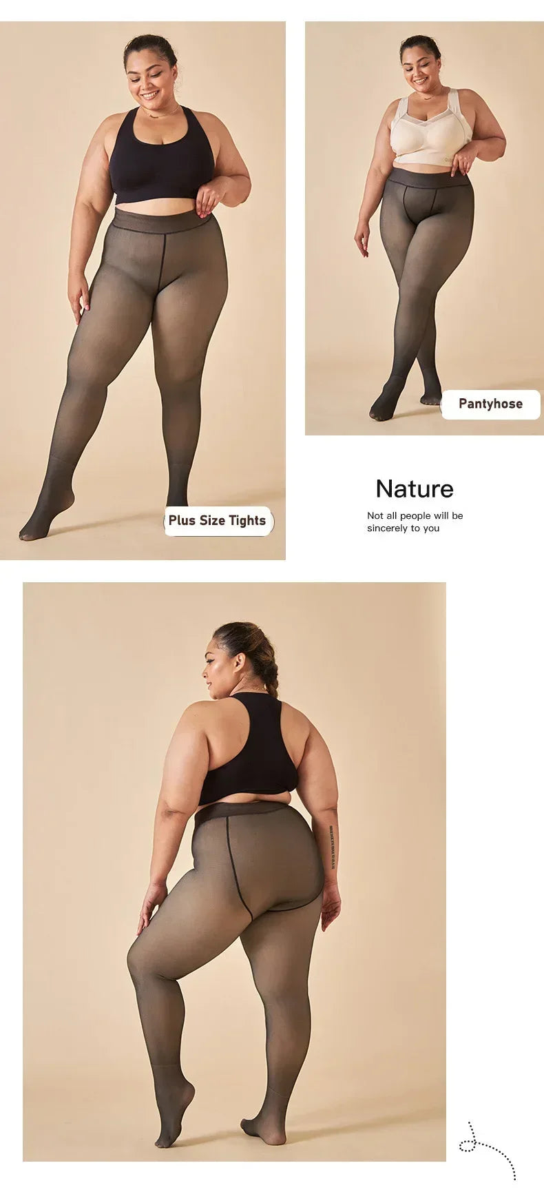 Thicken Warm Tights For Women Winter Thermal Stockings Leggings Sexy Translucent Fleece Velvet Tights Pantyhose Female Pants