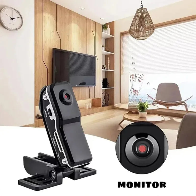#Mini HD DV Camera Body Camcorder Portable Mount Video Record Nanny Security Sports Car DVR Webcam Small Cam For Home and Office
