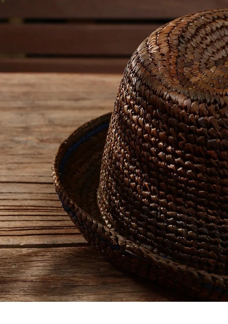 XL Large Size 61cm Panama Straw Hat for Woman and Man Foldable Straw Woven Sun Hat UPF 50+ Uv Sun Protection Shading Summer Hat