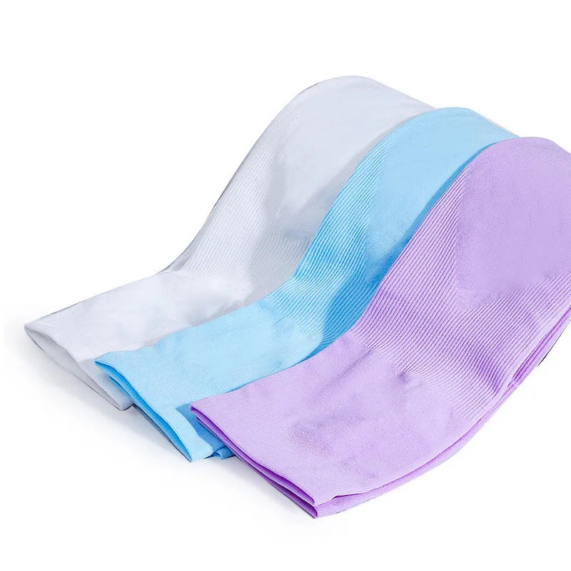 1Pair UV Protection Arm Sleeves for Men Women Summer Driving Sunscreen Ice Silk Cover Hand Protector Half Finger Long Gloves
