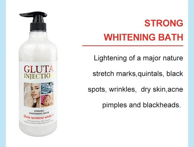 1000ml Vitamin C Body Lotion Anti-aging Shower Gel AHA and Arbutin Beauty Skin Body Wash for Dropshipping