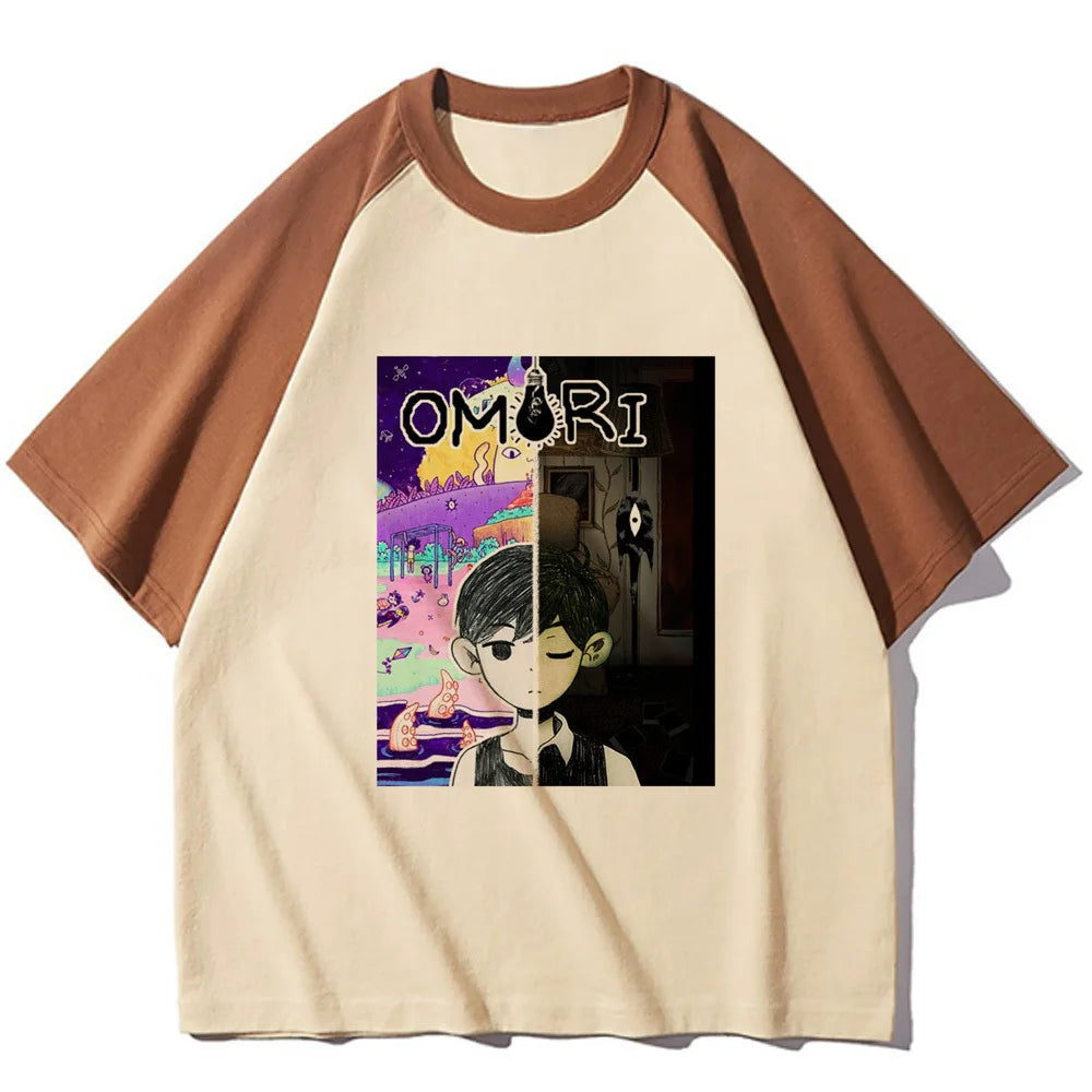 Omori Tee women funny harajuku comic t-shirts female y2k manga funny clothing