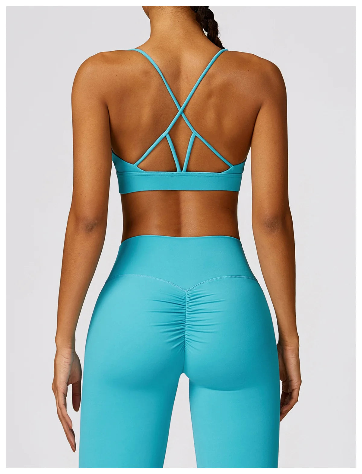 ZC-Spring Tight Brushed Back Yoga Clothes Running Shockproof Sports Bra Quick-Drying Fitness Vest for Women8552