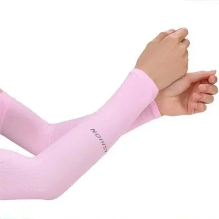 1 Pair Arm Sleeves Warmers Sports Sleeve Sun UV Protection Hand Cover Cooling Warmer Running Fishing Cycling Arm Cover