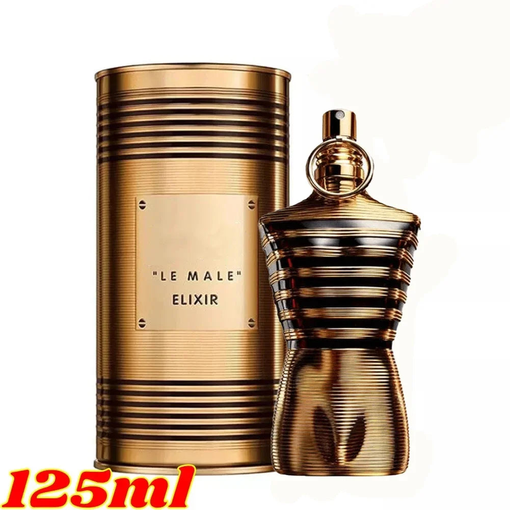 100ML 3.4FL.OZ Leather Notes Men's Eau De Parfum Woody Nutty Warm Spicy Chocolate Scent Male's Fragrance Spray for Man