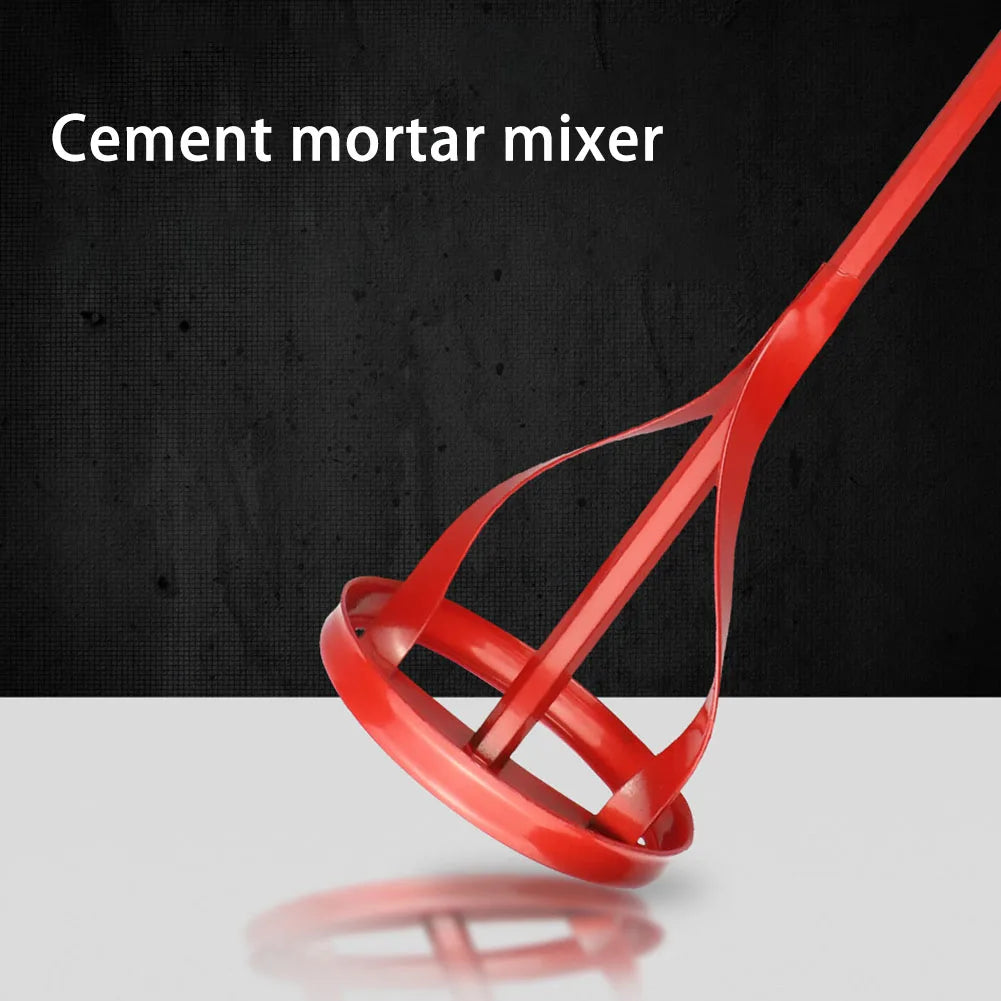 1-5PCS Hexagon Shaft Plaster Paint Mixer Mixing Paddle Rod Electric Drill Construction Agitator Mud Grouting Mortar Tool