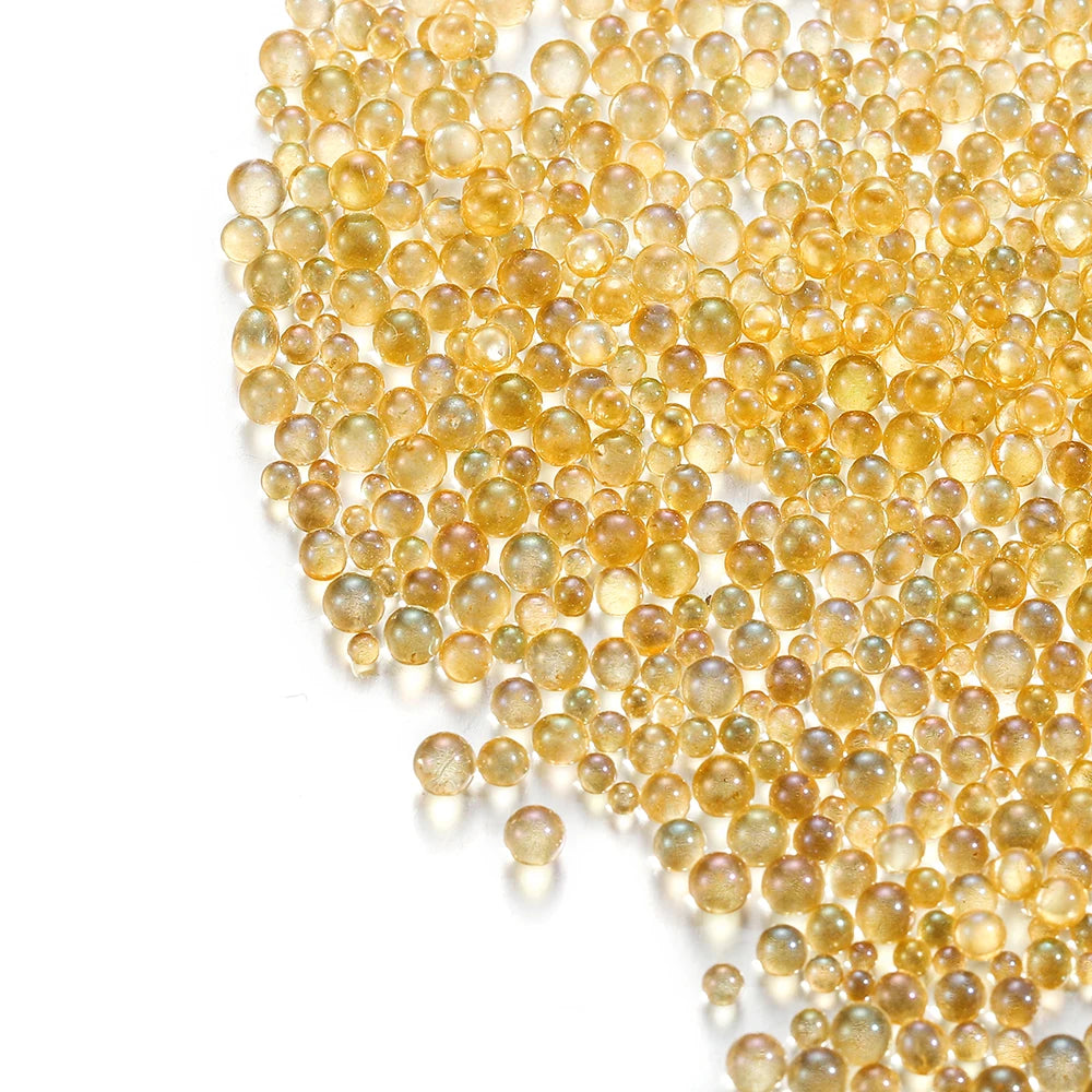 100g 0.4-3mm Mini Bubble Ball Beads Tiny Glass Bead Resin Filling for Silicone Mold UV Resin Epoxy Filler DIY Nail Art Decor