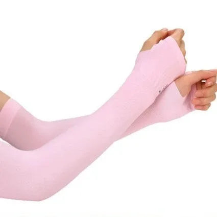 1 Pair Arm Sleeves Warmers Sports Sleeve Sun UV Protection Hand Cover Cooling Warmer Running Fishing Cycling Arm Cover