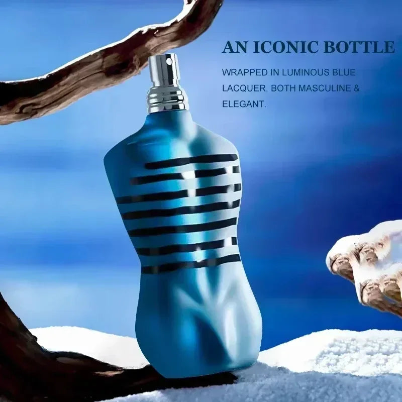 100ML 3.4FL.OZ Leather Notes Men's Eau De Parfum Woody Nutty Warm Spicy Chocolate Scent Male's Fragrance Spray for Man
