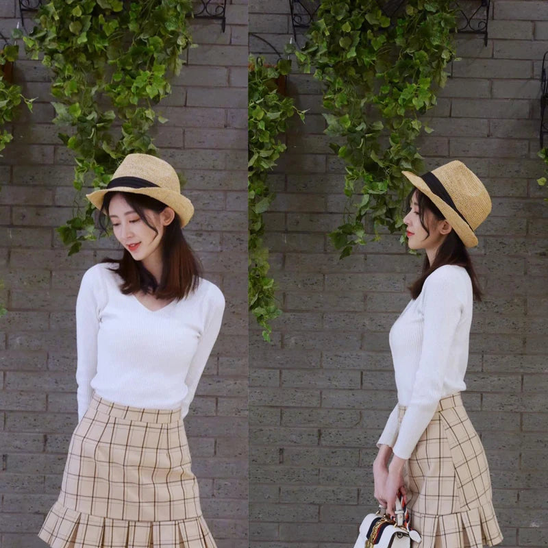 XL Large Size 61cm Panama Straw Hat for Woman and Man Foldable Straw Woven Sun Hat UPF 50+ Uv Sun Protection Shading Summer Hat