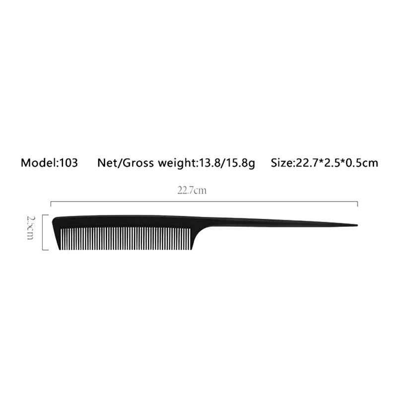 14 Size Hair Comb Anti-static Straight Hair Combs Brushes Salon Hairdressing Hair Combs Hair Styling Tools Barber Accessories