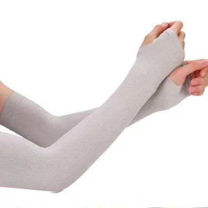 1 Pair Arm Sleeves Warmers Sports Sleeve Sun UV Protection Hand Cover Cooling Warmer Running Fishing Cycling Arm Cover