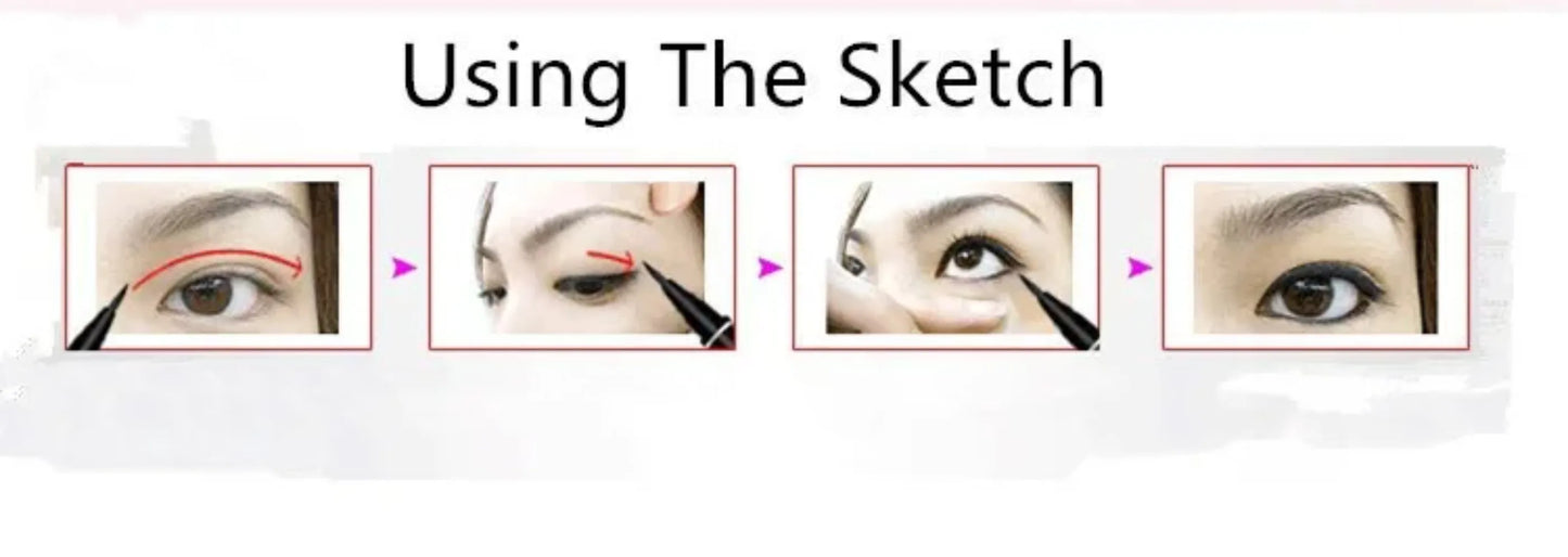 1 Pcs Black Brown Long Lasting Eye Liner Pencil Waterproof Eyeliner Smudge-Proof Cosmetic Beauty Makeup Smooth Liquid Eye liner
