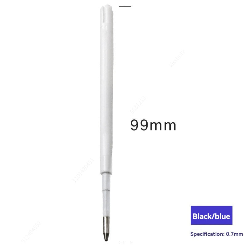 10-20pcs 0.7MM Ballpoint Pen Plastic G2 Refills Blue/Black Ink for Pens Writting Parts Office Stationery