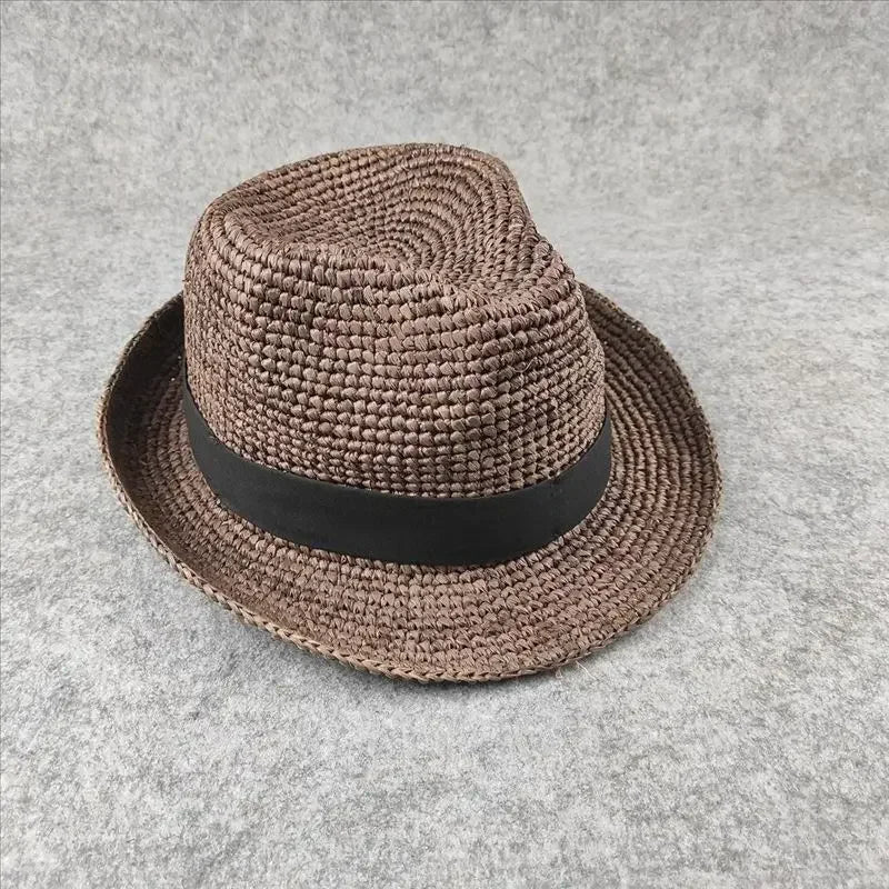 XL Large Size 61cm Panama Straw Hat for Woman and Man Foldable Straw Woven Sun Hat UPF 50+ Uv Sun Protection Shading Summer Hat