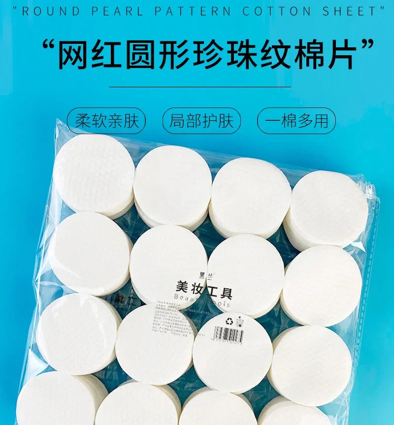 100-1200PCS Disposable Facial Puff Cotton Pads Makeup Accessories Remover Practical Face Soft Remover Paper Take off the makeup