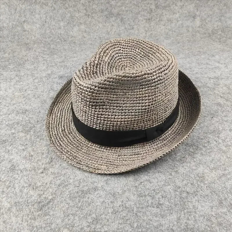 XL Large Size 61cm Panama Straw Hat for Woman and Man Foldable Straw Woven Sun Hat UPF 50+ Uv Sun Protection Shading Summer Hat