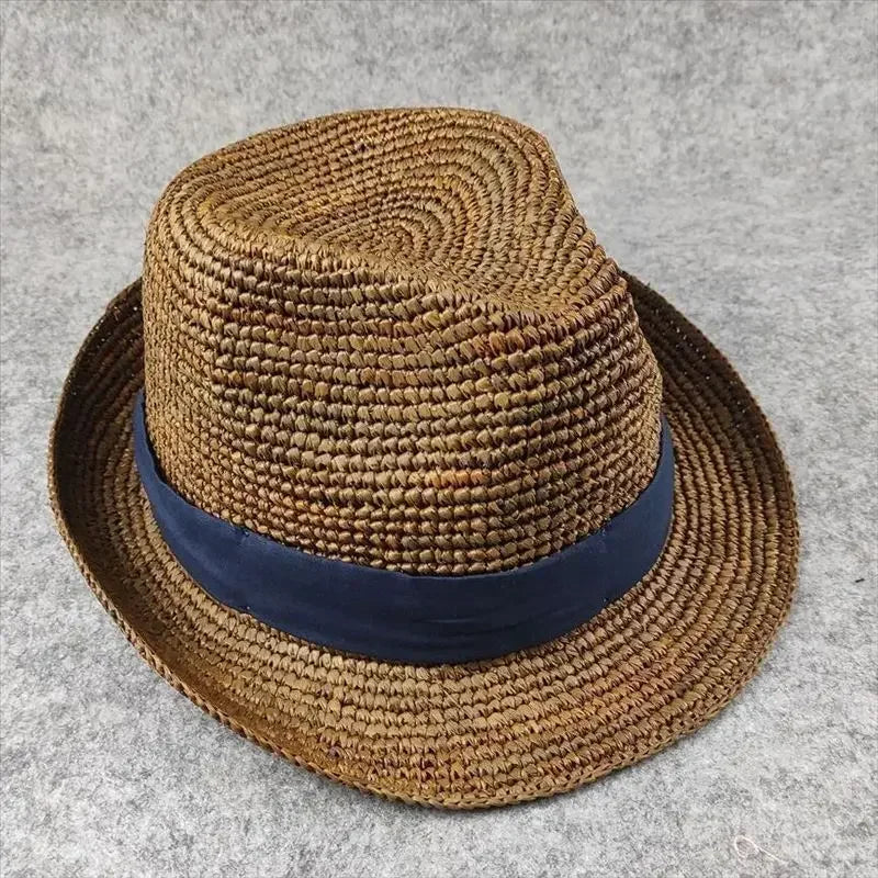 XL Large Size 61cm Panama Straw Hat for Woman and Man Foldable Straw Woven Sun Hat UPF 50+ Uv Sun Protection Shading Summer Hat