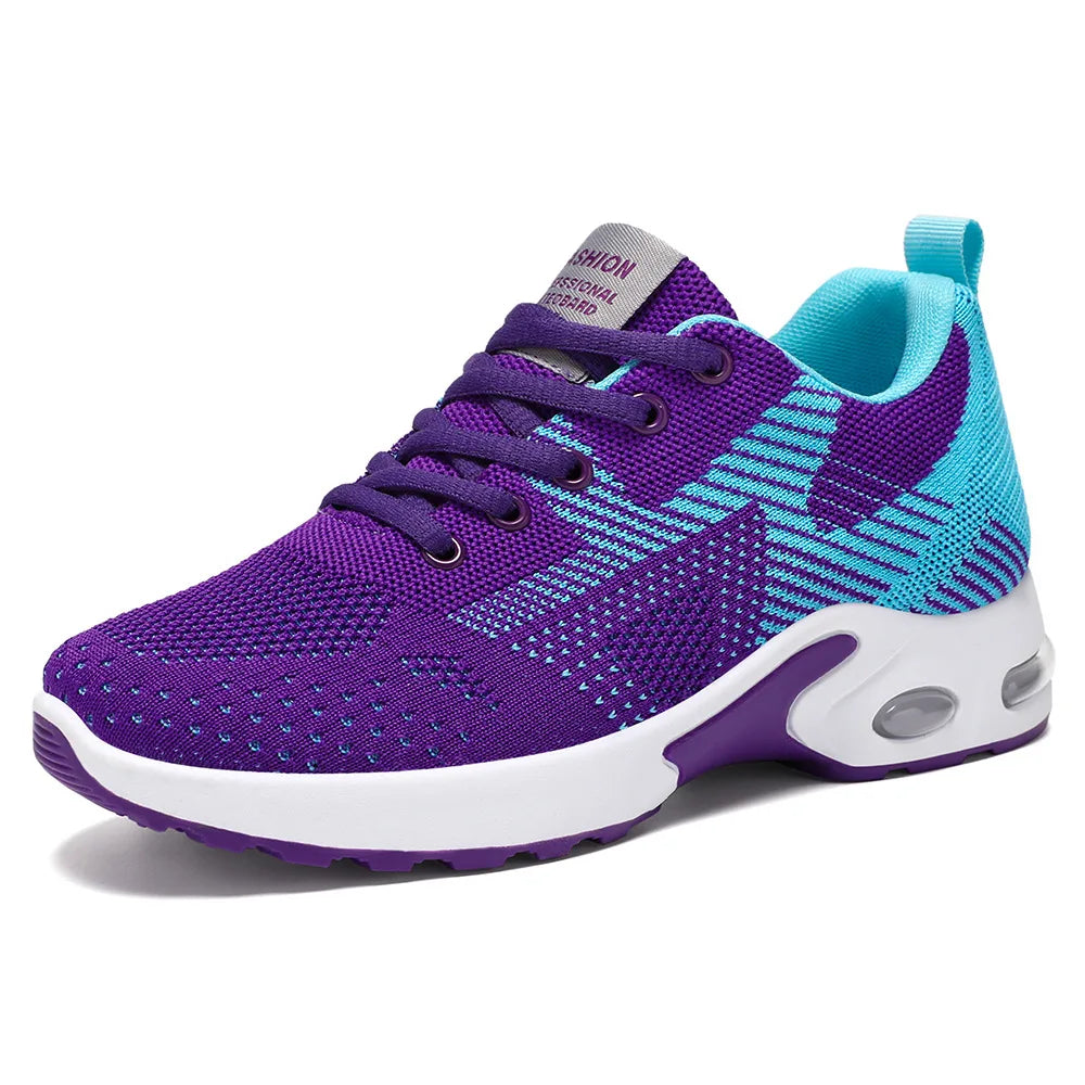 Sports shoes Women's new women's shoes summer large size casual comfortable breathable lace-up sports running shoes