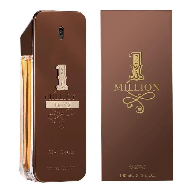 New Gold Millionaire Prive Men's Perfume 100ml Seductive Wood Leather Fragrance Lasting Fragrance High-end Valentine's Day Gift