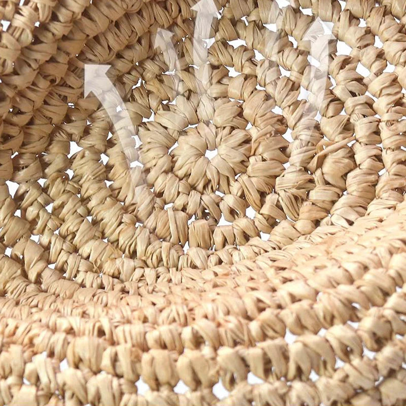 XL Large Size 61cm Panama Straw Hat for Woman and Man Foldable Straw Woven Sun Hat UPF 50+ Uv Sun Protection Shading Summer Hat
