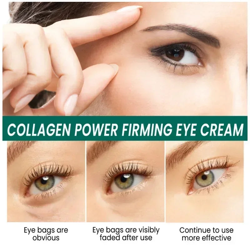 Instant Remove Wrinkles Eye Cream Fade Eye Fine Line Anti Aging Dark Circles Bags Puffiness Tighten Under Eyes Skin Care 2024