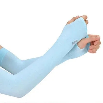 1 Pair Arm Sleeves Warmers Sports Sleeve Sun UV Protection Hand Cover Cooling Warmer Running Fishing Cycling Arm Cover