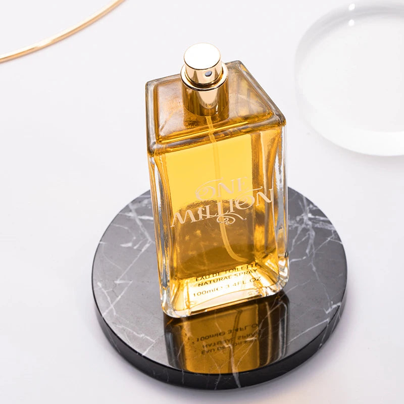 New Gold Millionaire Prive Men's Perfume 100ml Seductive Wood Leather Fragrance Lasting Fragrance High-end Valentine's Day Gift