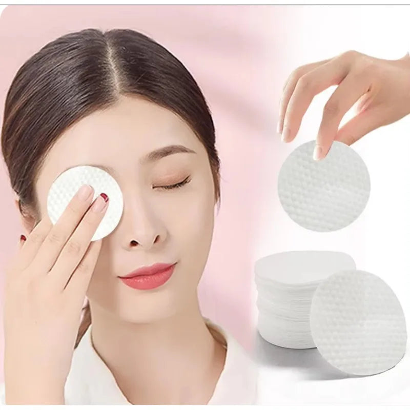 100-1200PCS Disposable Facial Puff Cotton Pads Makeup Accessories Remover Practical Face Soft Remover Paper Take off the makeup