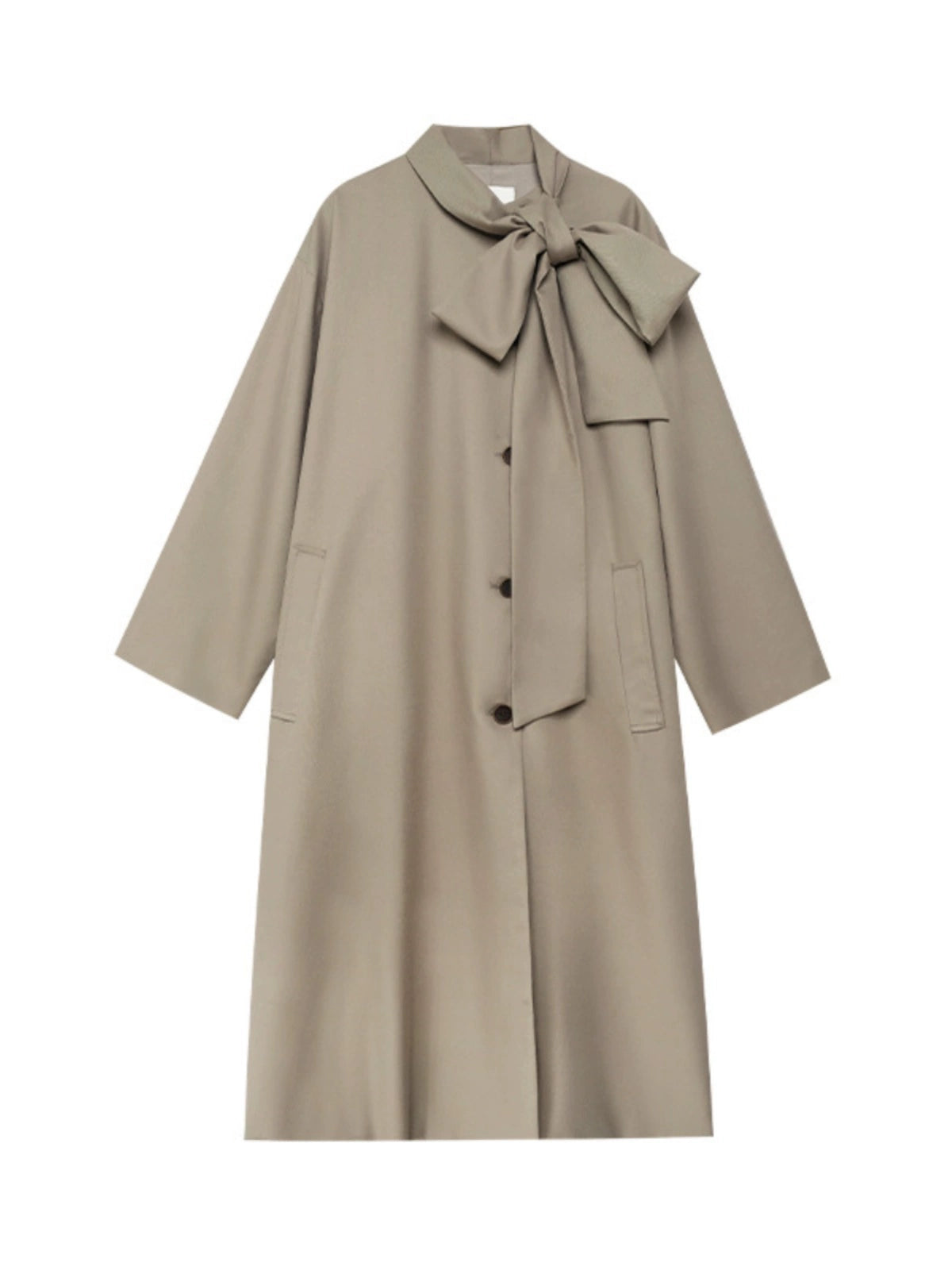 [Pick a Unique] Early Autumn New Arrival K-style Retro Work Clothing Stylish Long Trench Coat Female