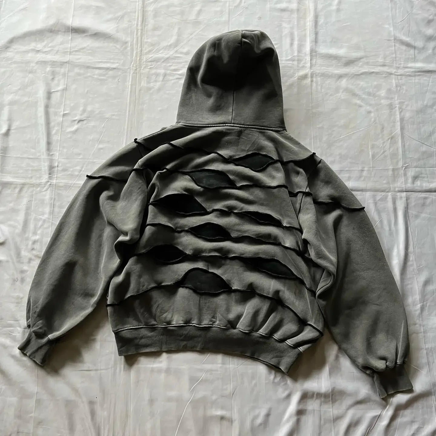 Y2K Hip Hop Hoodie Streetwear Retro Eye Patchwork Loose Pullover for Mens and Womens New Fashion Harajuku Casual Sweatshirt Top