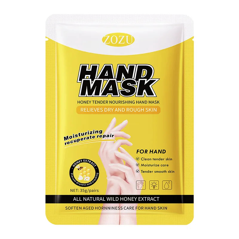 10 Pairs Honey Hand Mask Hands skincare Masks Moisturizing Nourishing Hydrating Tendering Smoothing Hands Skin Care Products