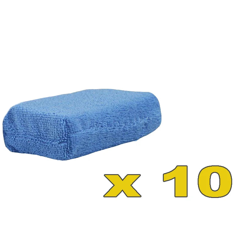 1/10Pcs Car Wax Applicator Pads Microfibre Polishing Sponges Soft Auto Detailing Waxing Sponge Cleaning Foam Car Paint Care Pad
