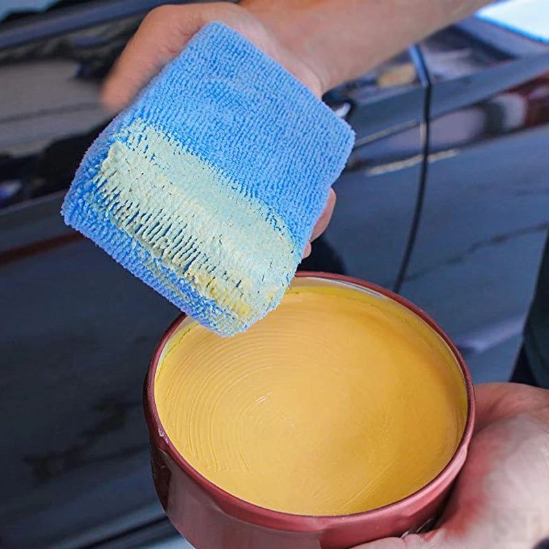 1/10Pcs Car Wax Applicator Pads Microfibre Polishing Sponges Soft Auto Detailing Waxing Sponge Cleaning Foam Car Paint Care Pad